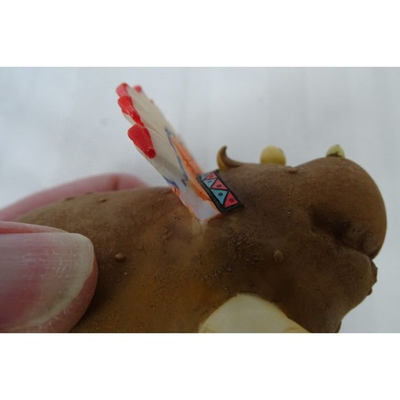 Home Grown by Enesco Potato Hippo Headdress Thanksgiving 4017531 - Picture 5 of 7